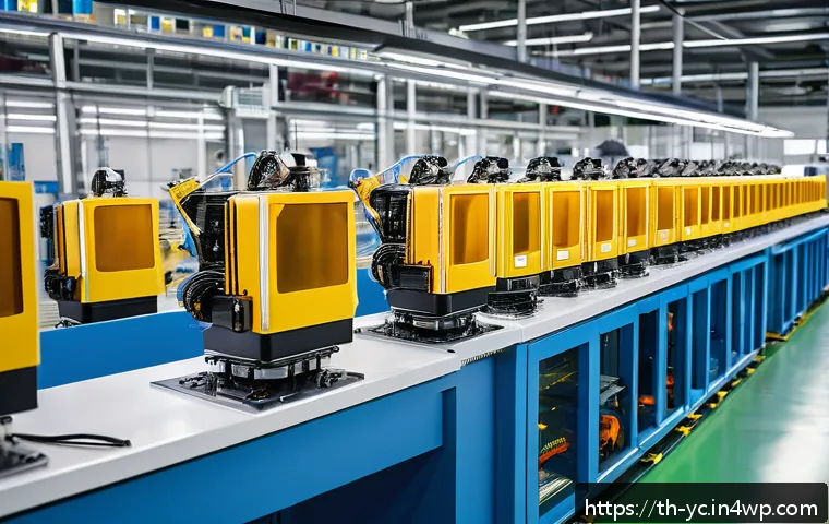 리쇼어링의 글로벌 협력 모델 - A modern Thai electronics factory interior in Bangkok showcasing advanced digital technology integra...